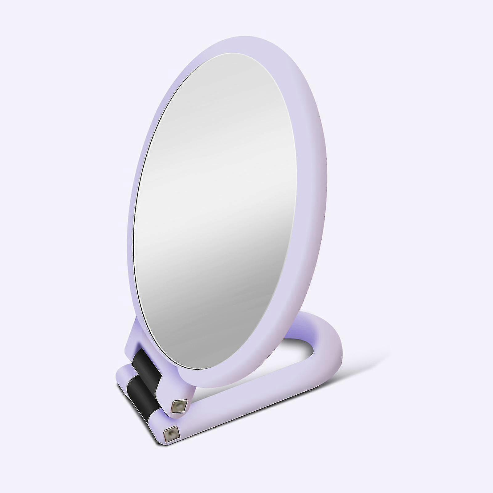Magnifying Handheld Mirror Adjustable Makeup Mirror Travel Folding Hand Held Cosmetic Mirror