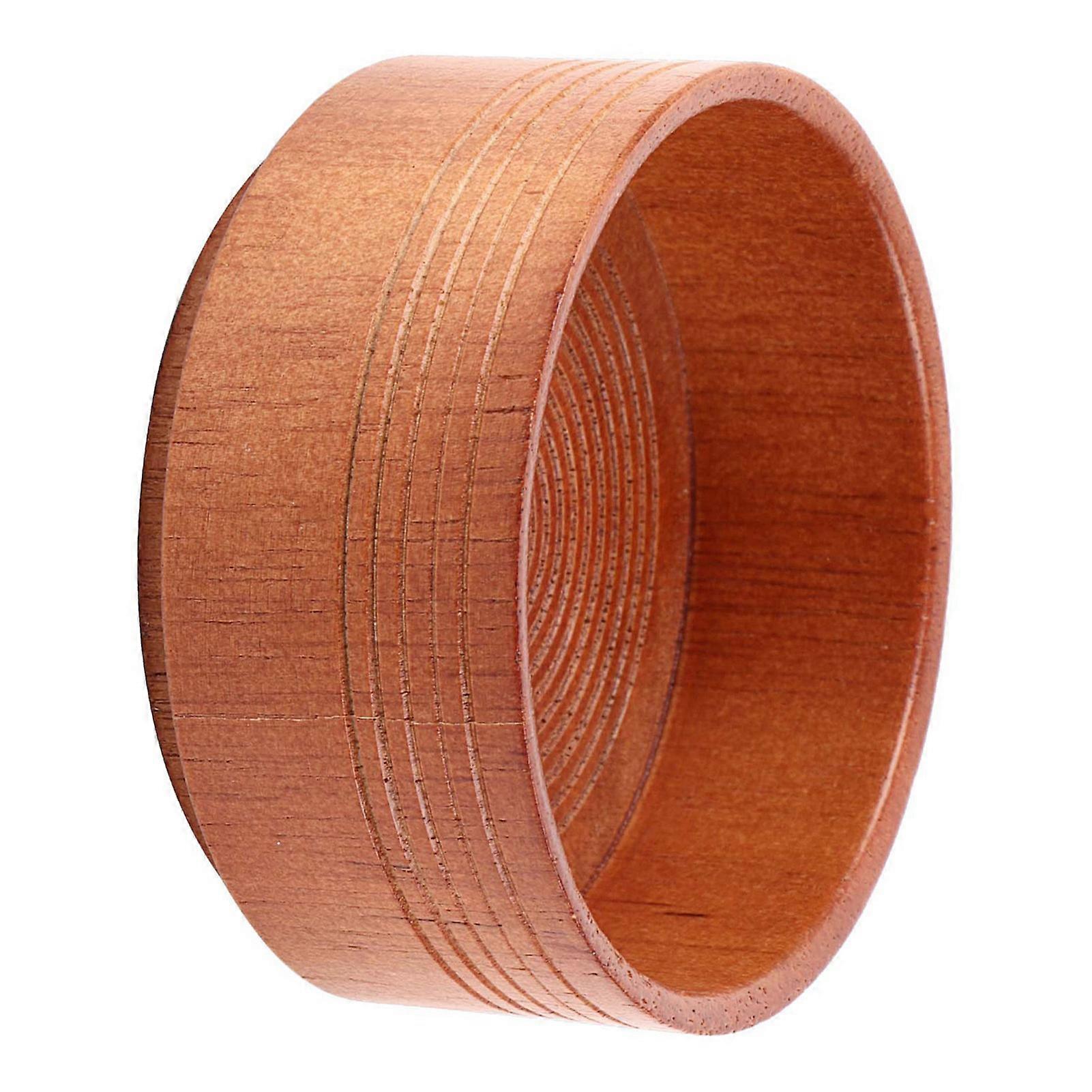 Wooden Shaving Soap Bowl Cup Mug Tool Natural For Man Shaver Razor Cleansing Foam Round
