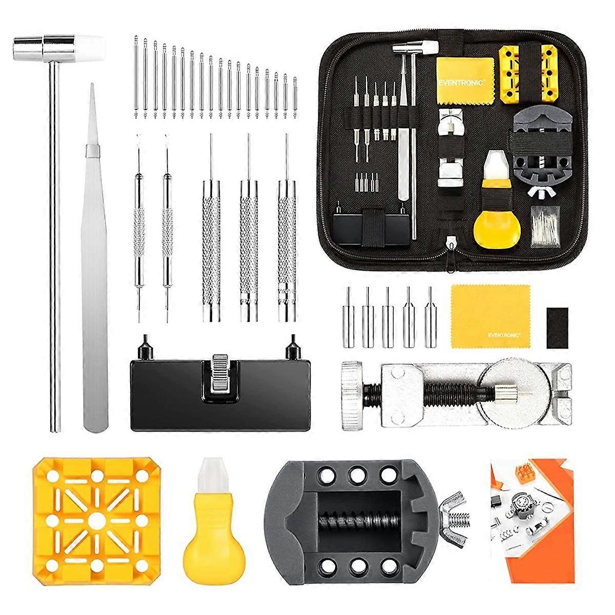 1 Set Watchmaker Watch Repair Repairing Tools Kit Case Remover Opener Bar Set Convenience Clock Too