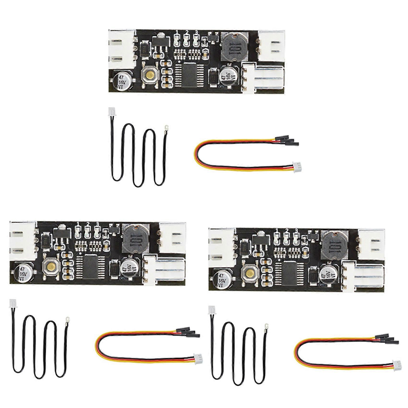 3X Temperature Controller Module Single 12V DC PWM 2-3 Wire Fan Temperature Control Governor Comput