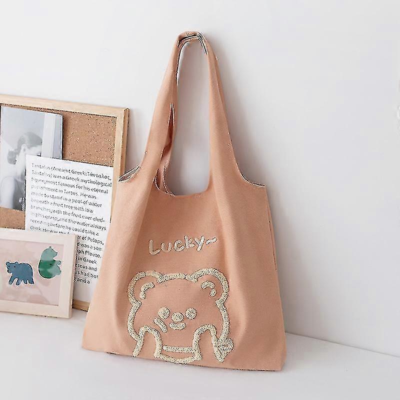 Canvas Bag Women's Shoulder Bag Large Capacity Student Tote Canvas Bag