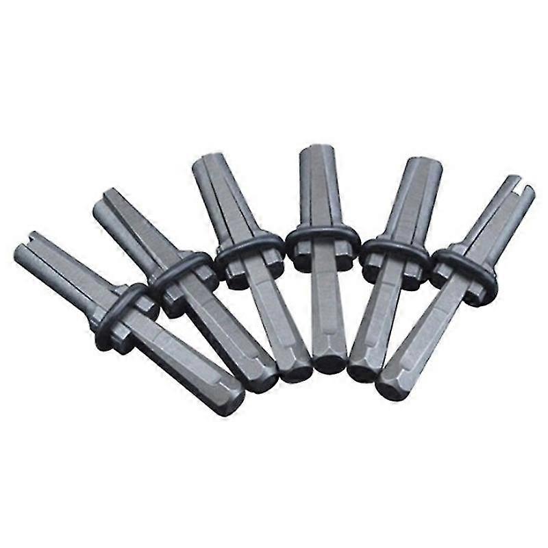 6Pcs/Set 16mm σφήνες βουλωμάτων Shims συγκεκριμένα εργαλεία χειρός διαχωριστών πέτρας βράχου (5/8inch)