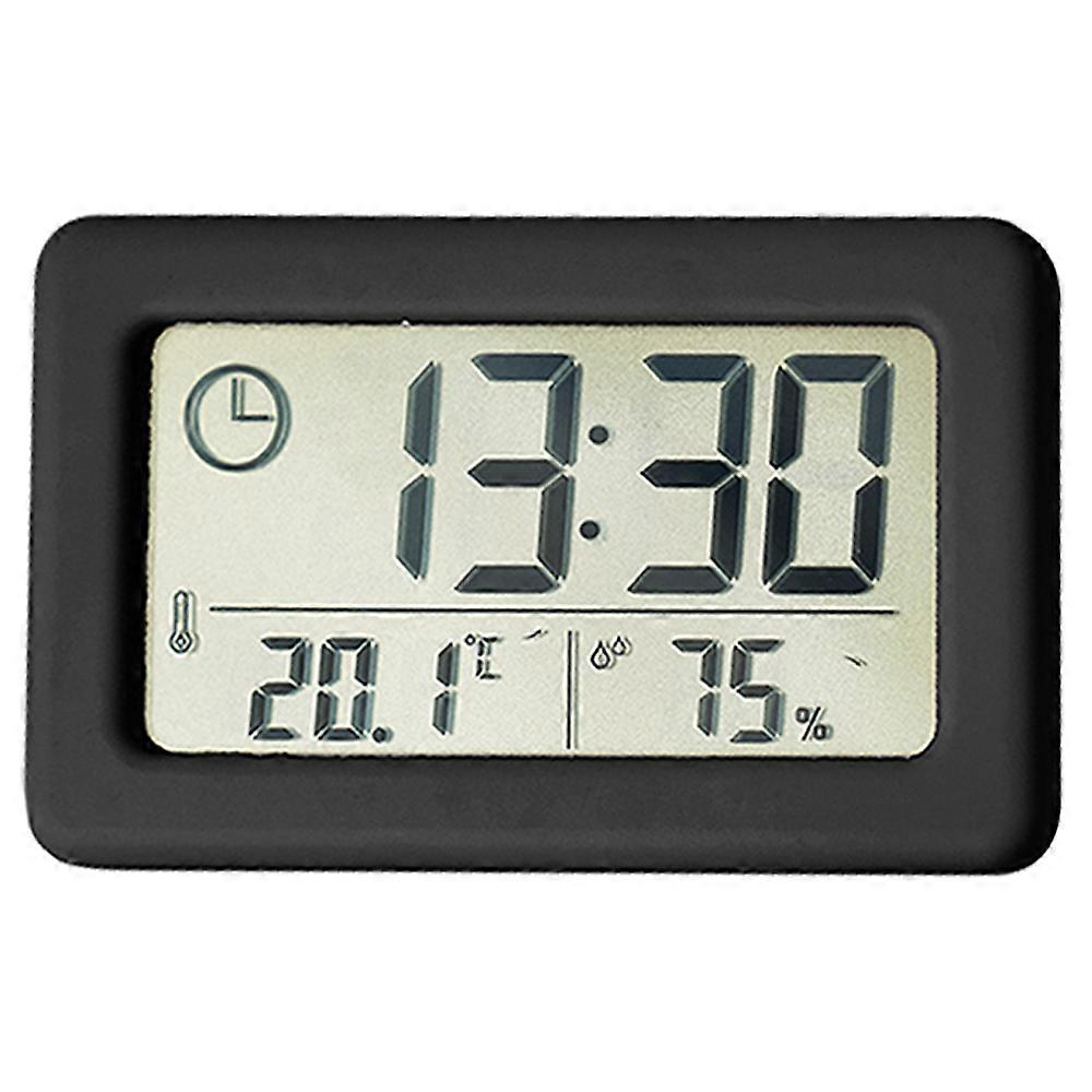 Simple Clock, Light And Thin, Temperature And Humidity Electronic Clock, Convenient Clock White