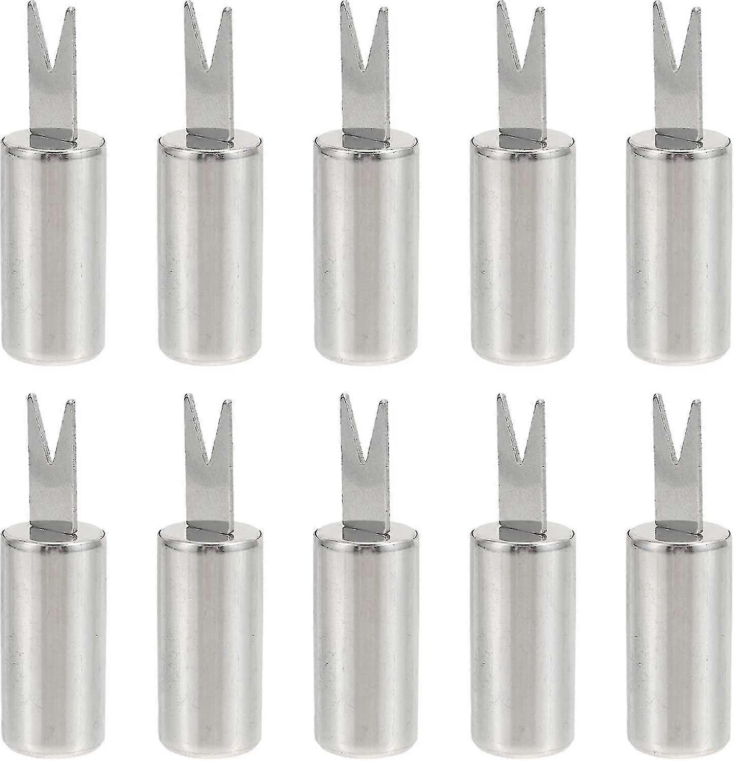 10pcs Corn Cob Holders - Stainless Steel Skewers For Corn On The Cob - Convenient Forks For Enjoying Corn