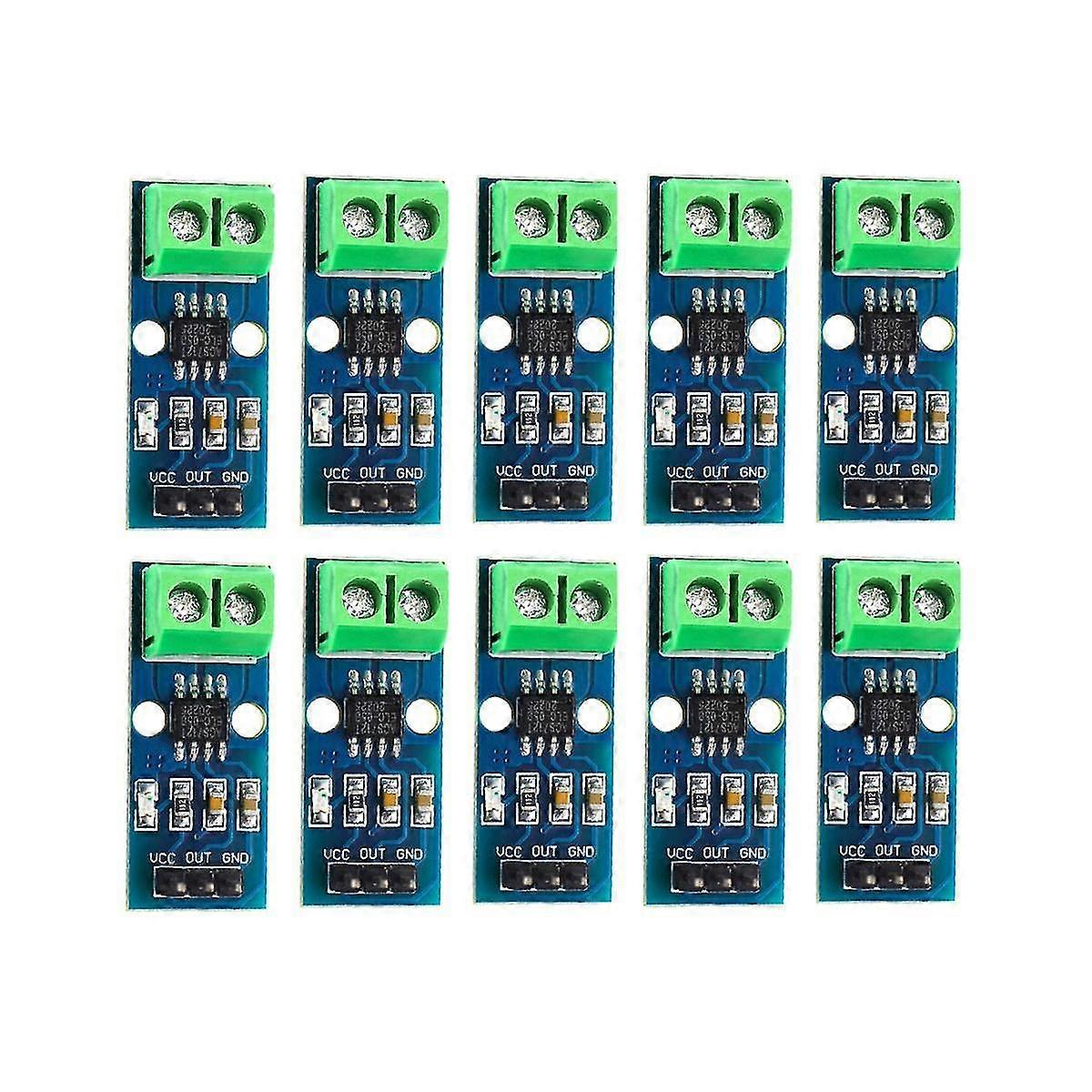 10pcs 5a Range Current Sensor Acs712 Module Ac/dc Power Sensor Board (5a)