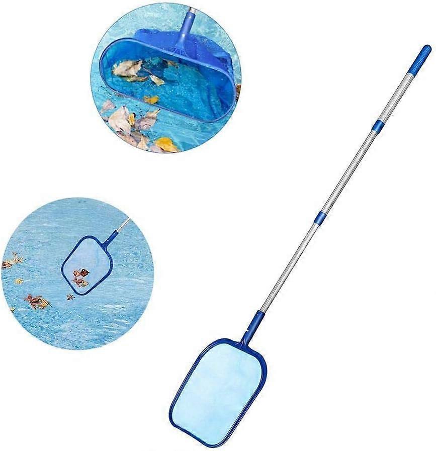 Pool Landing Net, Skimmer Net, Surface Landing Net Leaf Rake Cleaning Tool for Swimming Pool Ponds Fountain Fish Tank