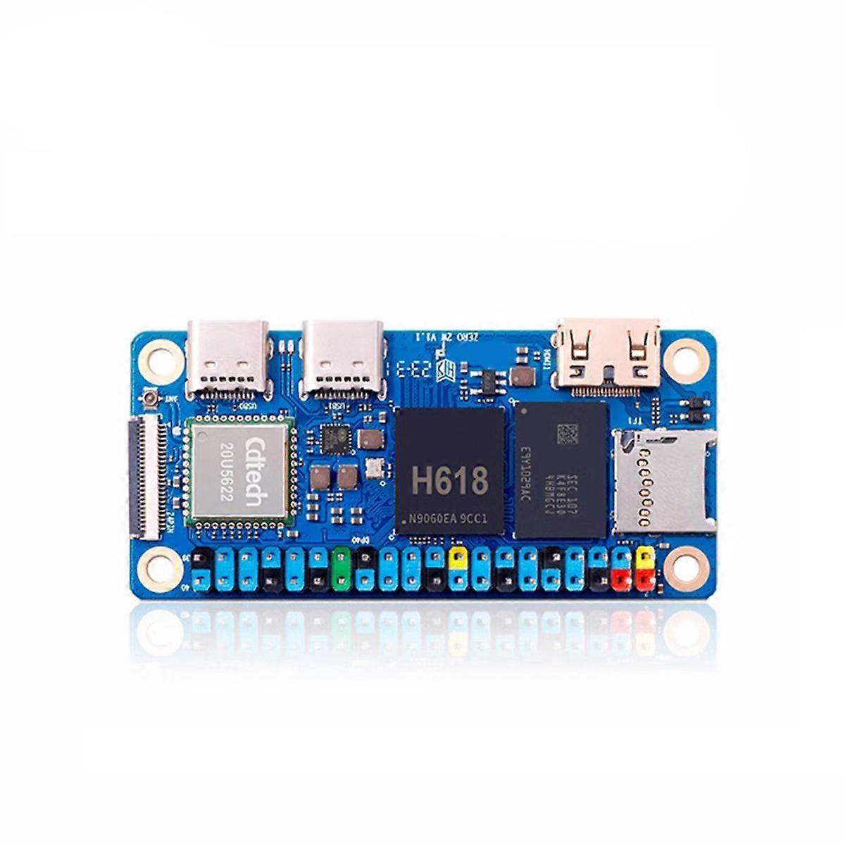 Per Zero 2W Scheda di Sviluppo 4G RAM + Scheda di Espansione + Case DDR4 Mini PC H618 WiFi5 BT5.0 Supporto 4K 60FPS