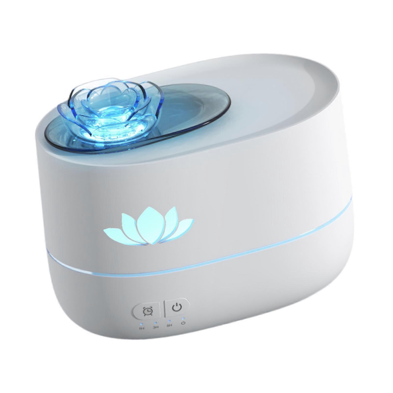 Diffusor für ätherische Öle 350 ml Desktop-Luftbefeuchter für Yoga Büro Wohnzimmer Weiß