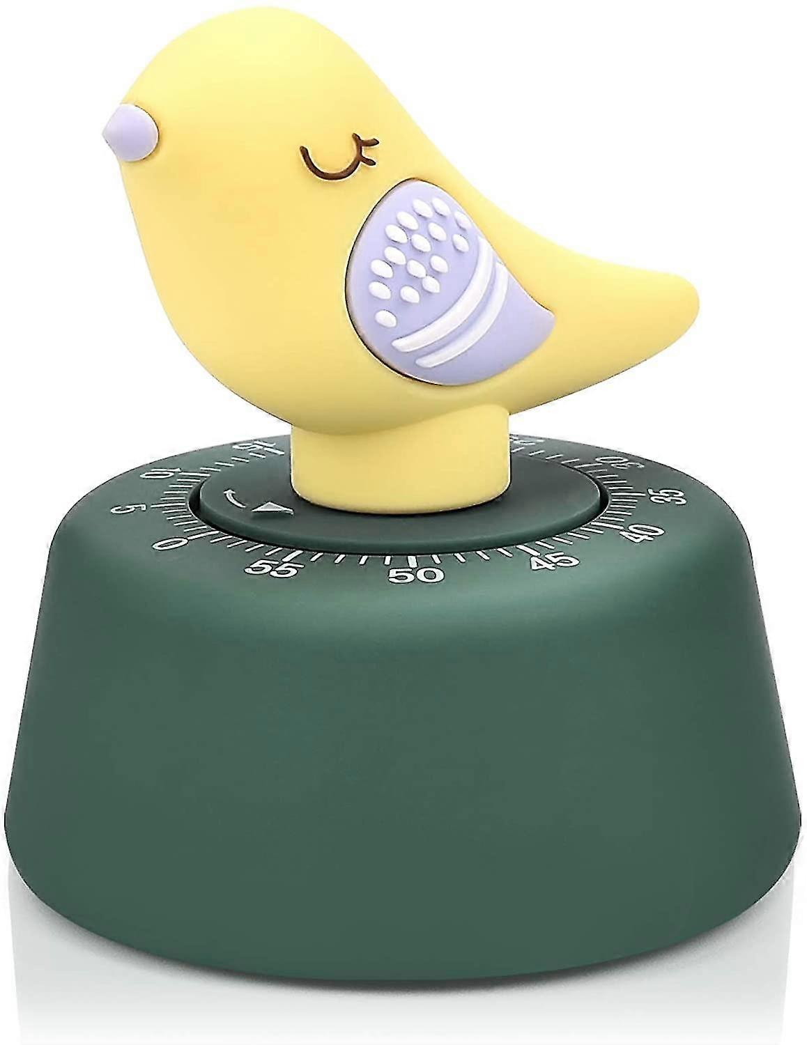 kitchen timer mechanical wind up 60 minutes timer cute animals cooking timer for kids manage time, baking