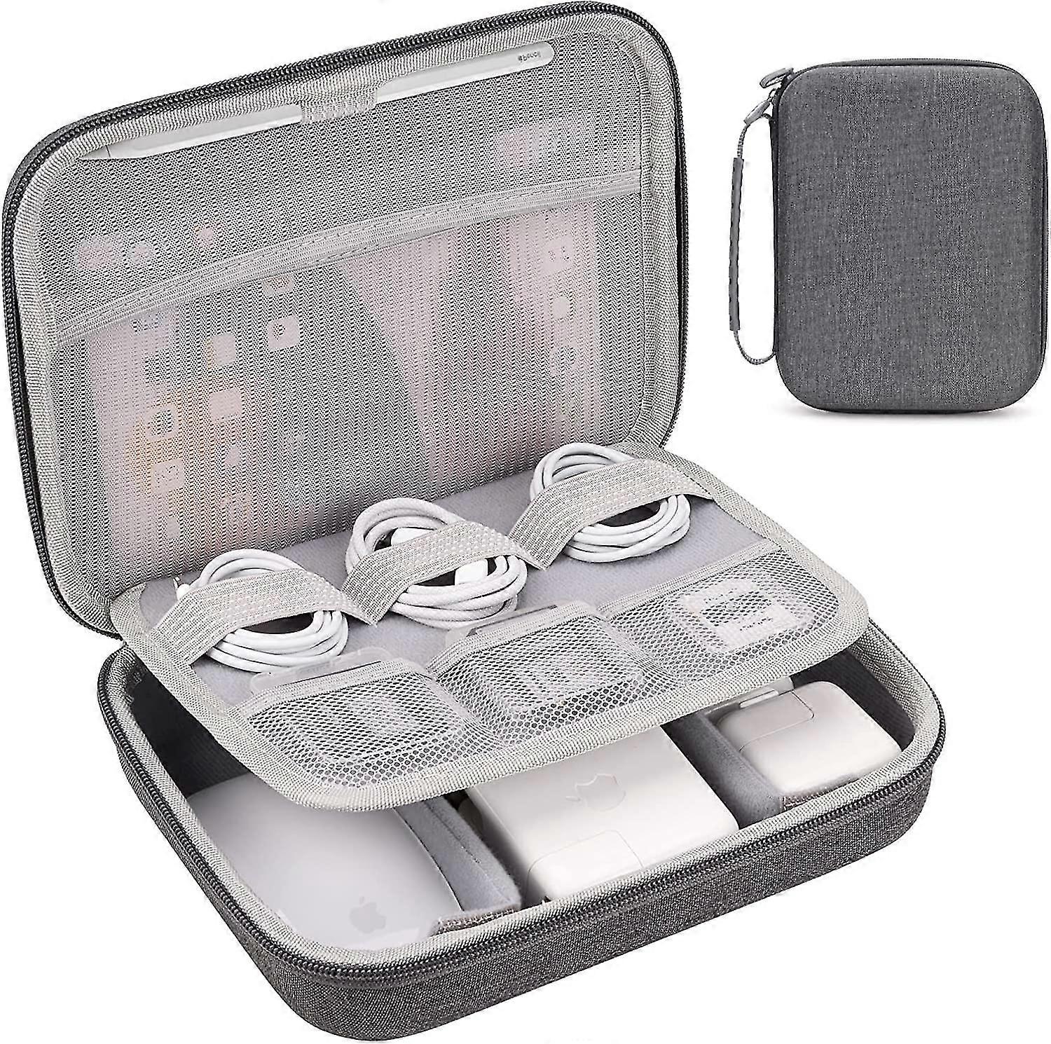 Portable Hard Drive Case. Electronics Organizer Travel Case For Accessories