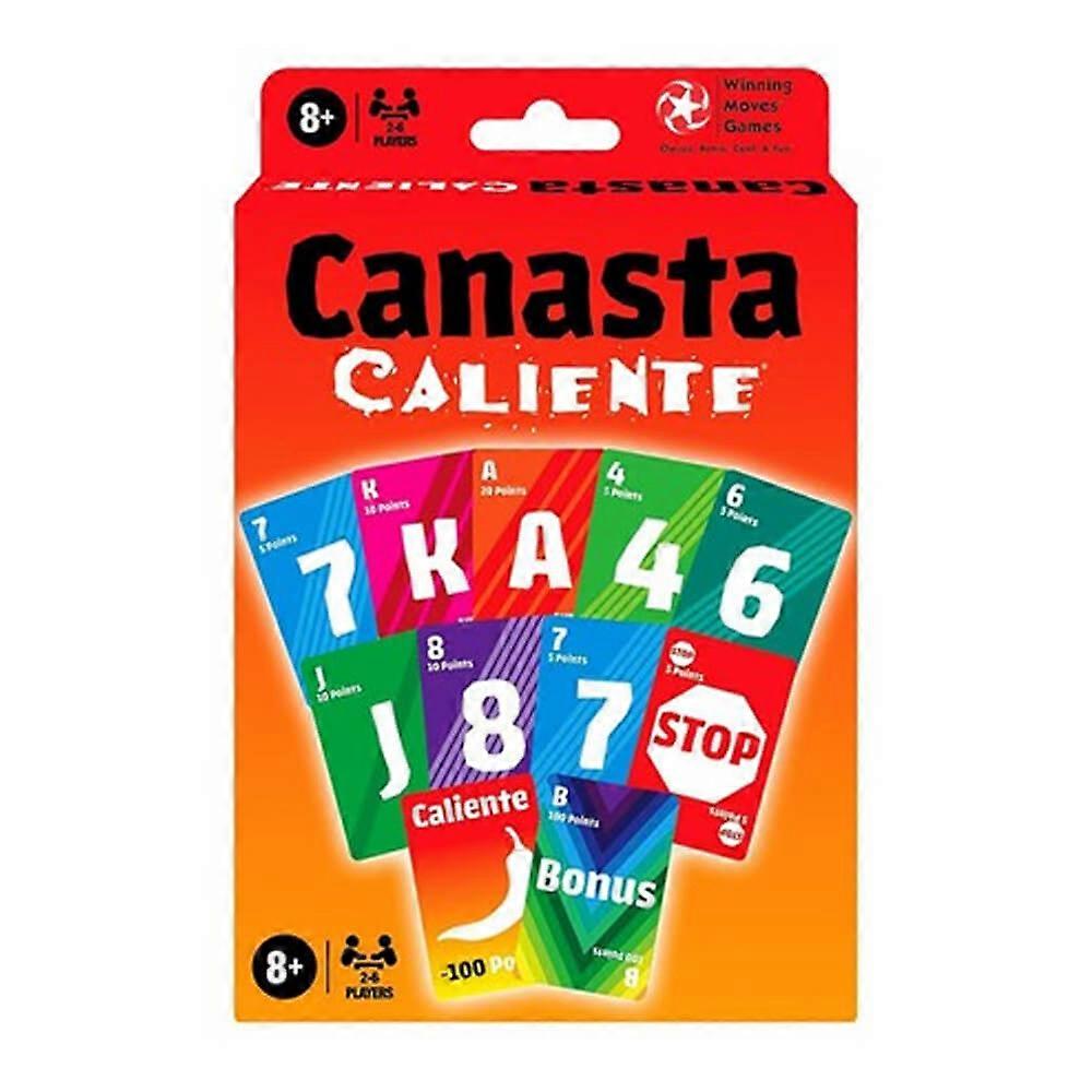Winning Moves Canasta Caliente Card Game for 2 to 6 Players Ages 8+ and Up