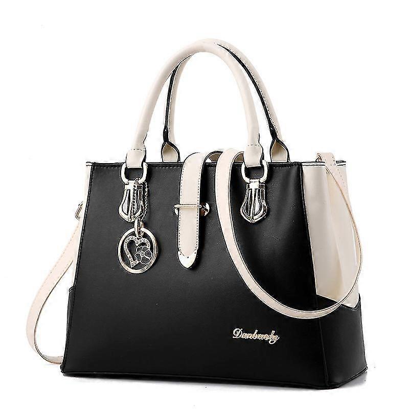 Borsa da donna, borsa a tracolla singola coreana definitiva dolce moda nera