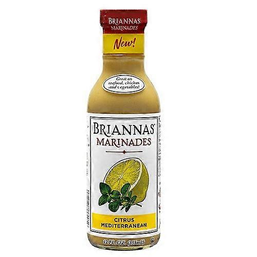 Briannas Marinades Citrus Mediterranean ,12 Oz (Case Of 6)
