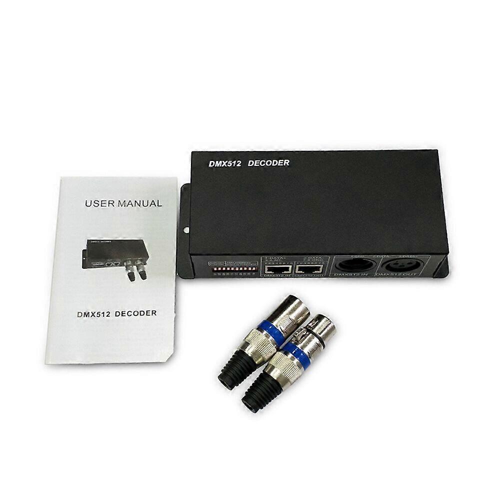 LED RGBW DMX 512 Controller Decoder Dimmer 4 Channel 8A For RGB LED Light