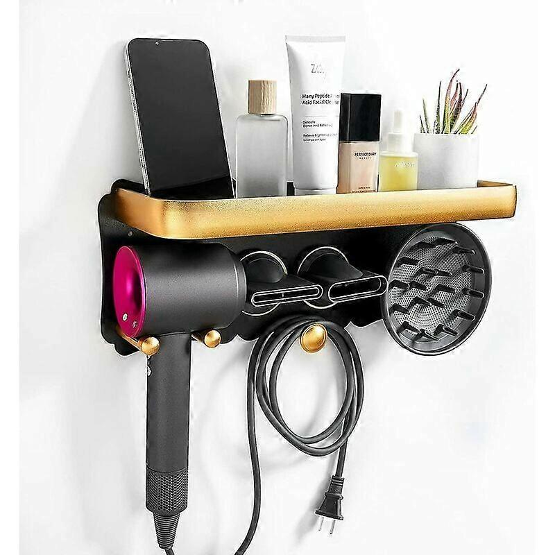 Hair Dryer Holder Large Metal Wall Mount for Dyson Hair Dryer Hair