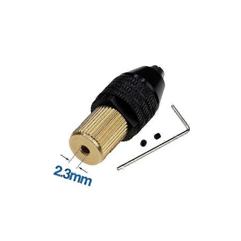 Electric Motor Shaft Mini Drill Chuck Fixture Clamp Mini Quick Release Keyless Drill Bit Adapter 2.3-3.17mm Holder Clamp
