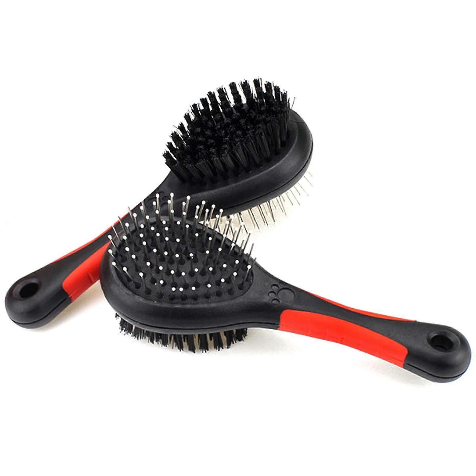 Ultimate Dual-Sided Pet Grooming Brush - Remova sem esforço a sujeira para cães e gatos - Solução de pelagem suave e saudável