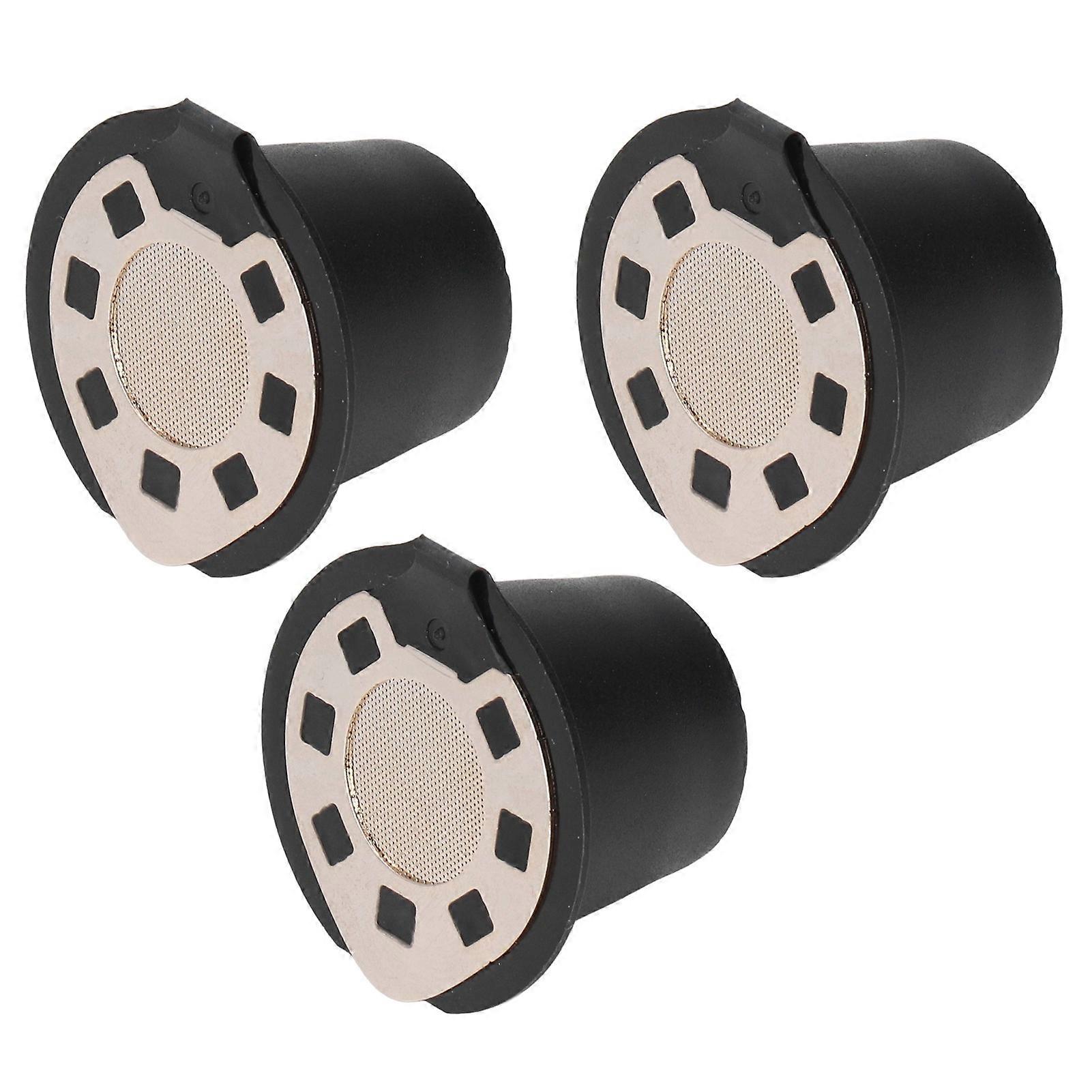 Nespresso Reusable Coffee Capsule Pods 50ML Stainless Steel Filter with Spoon and Brush