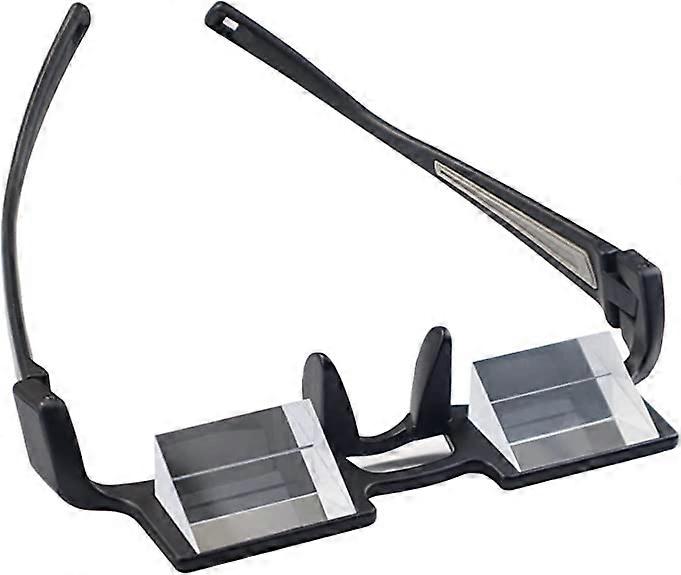 Light-weight Mirror Spectacles Horizontal Laying Down Reading Glasses 90 Vision Prism Glasses