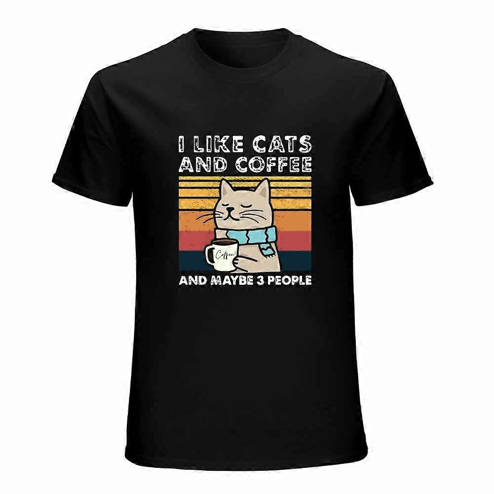I Like Cats And Coffee T Shirt main image 1