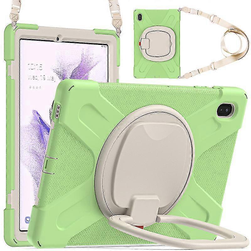 Compatible Samsung Tab Heavy Sturdy Shockproof Kids Case With Screen Protector, Case With 360 Rotating Stand  And Carrying Strap For Compatible Samsun
