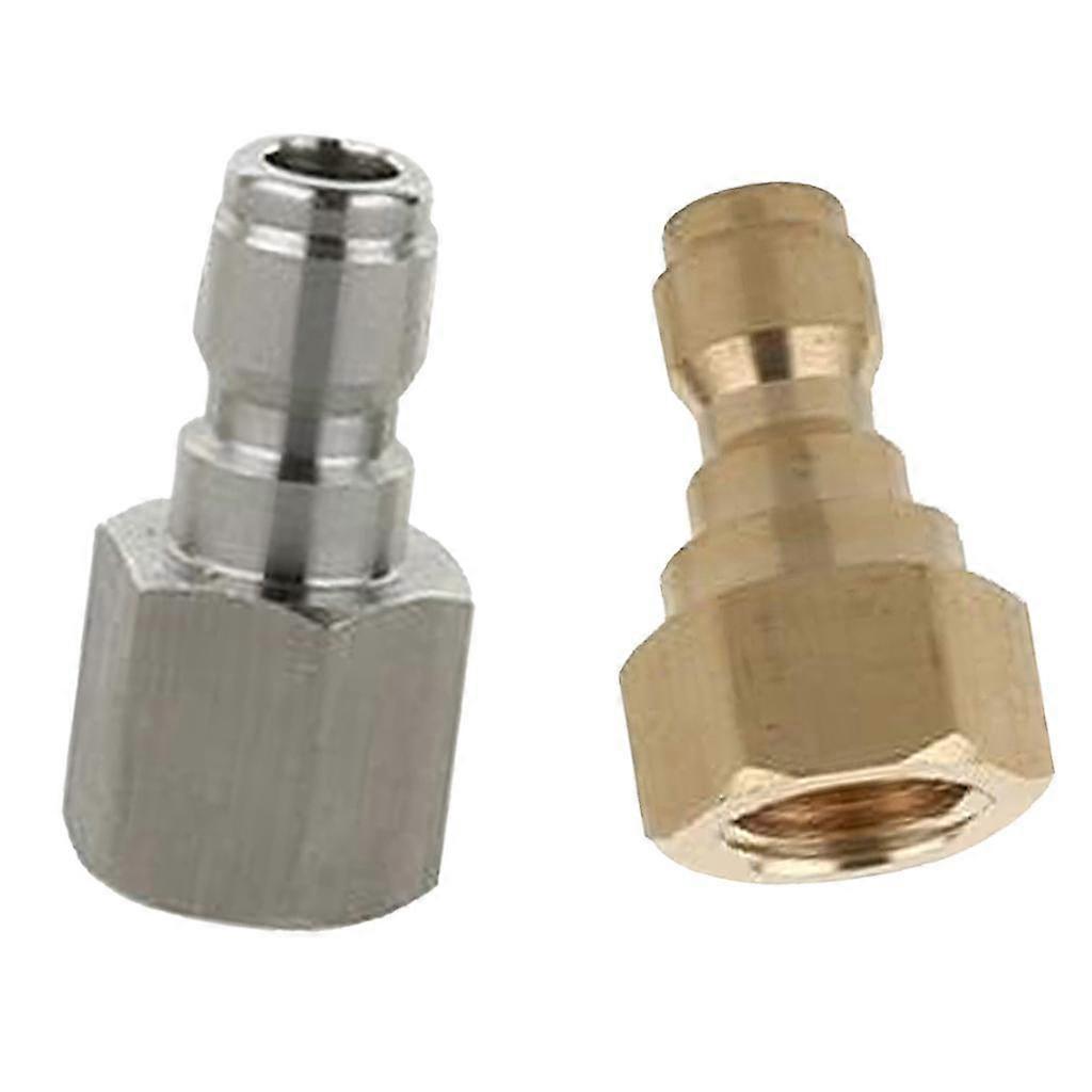 2x High-pressure Cleaner Adapter Plug Connector Coupling Heavy Duty D + B.