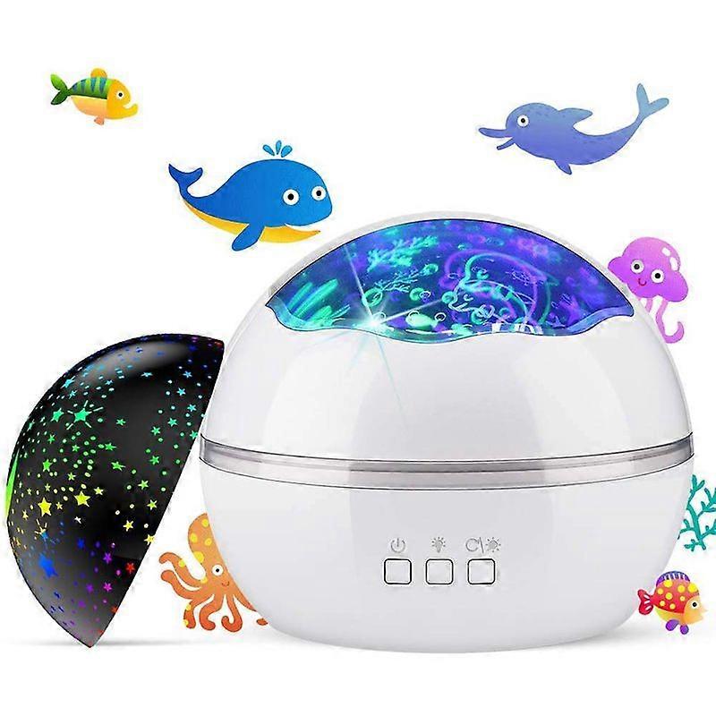 Star Projector Night Light, Iave Multicolor Starlight Rotating Project