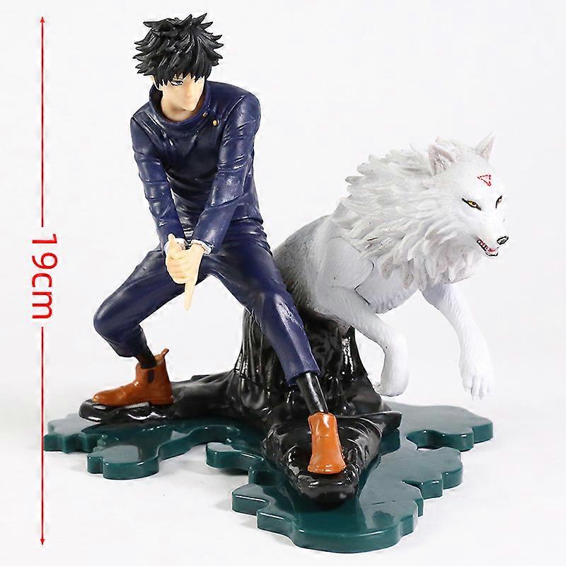 MEGUMI　様用 Anime Jujutsu Kaisen Figure GK Fushiguro Megumi with White Wolf