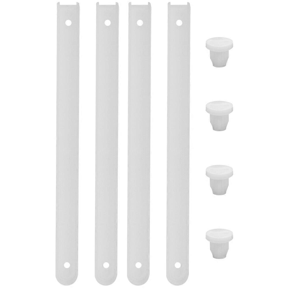 4pcs מגירות שקופיות ארון כבד שקופיות ארון ארון מדריכי מסלול עם אביזרים