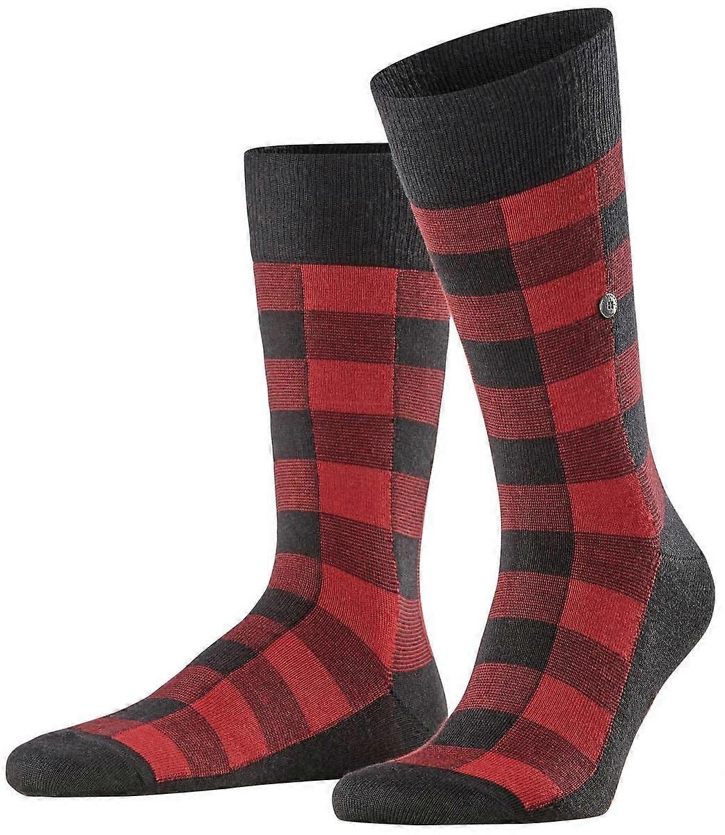 Burlington Buffalo Check Socks - Black