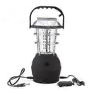 Solar Lantern, 5 Mode Hand Crank Dynamo, Led Rechargeable Camping Lantern Emergency Light, Ultra Bright Led Lantern 1pc Black