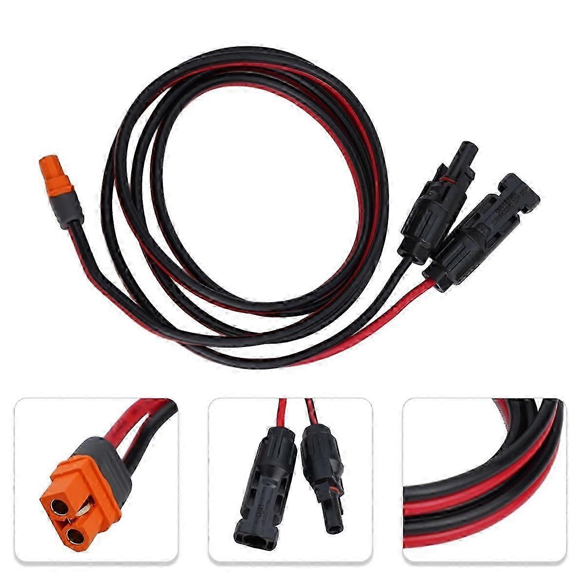 thumbnail image 2 of XT60i To Ring Terminal Cables - 12AWG Connector Cords For UAV Batteries & Solar Panels 60cm-3m 2 of 13