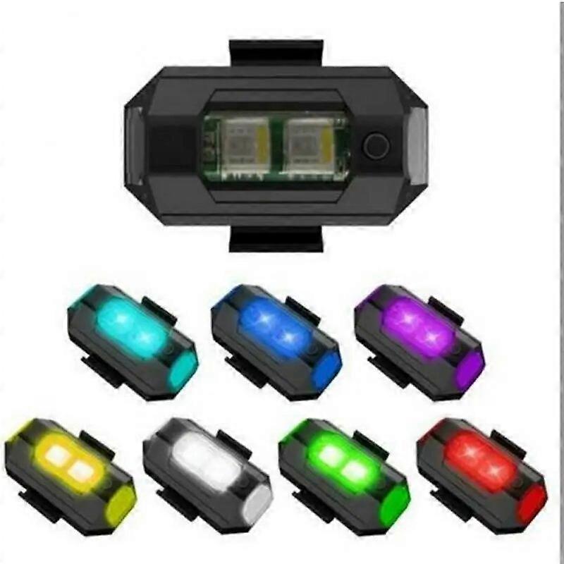Durable Warning Rear Tail Lamp Vibration Induction Bicycle Accessories 7 Colors Taillight Highlight Bike Accessories Flash Lamp