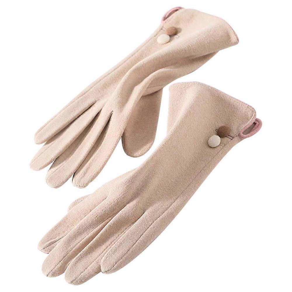 Warm Gloves For Women Touchscreen Cold Weather Gloves With Warm Lining Cold Weather Warm Gloves Suit For Running Driving Cycling