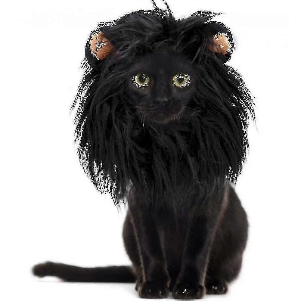 Adjustable Pet Lion Wig With Ears For Small Medium And Large Dog