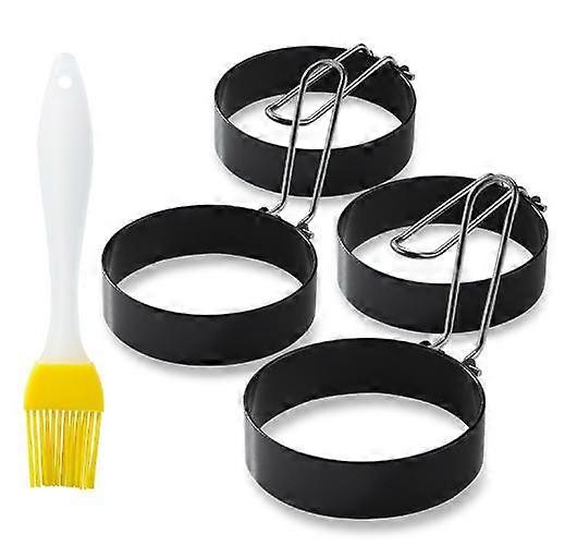 Eggs Rings, 4 Pcs Stainless Steel Egg Cooking Rings, Pancake Mold