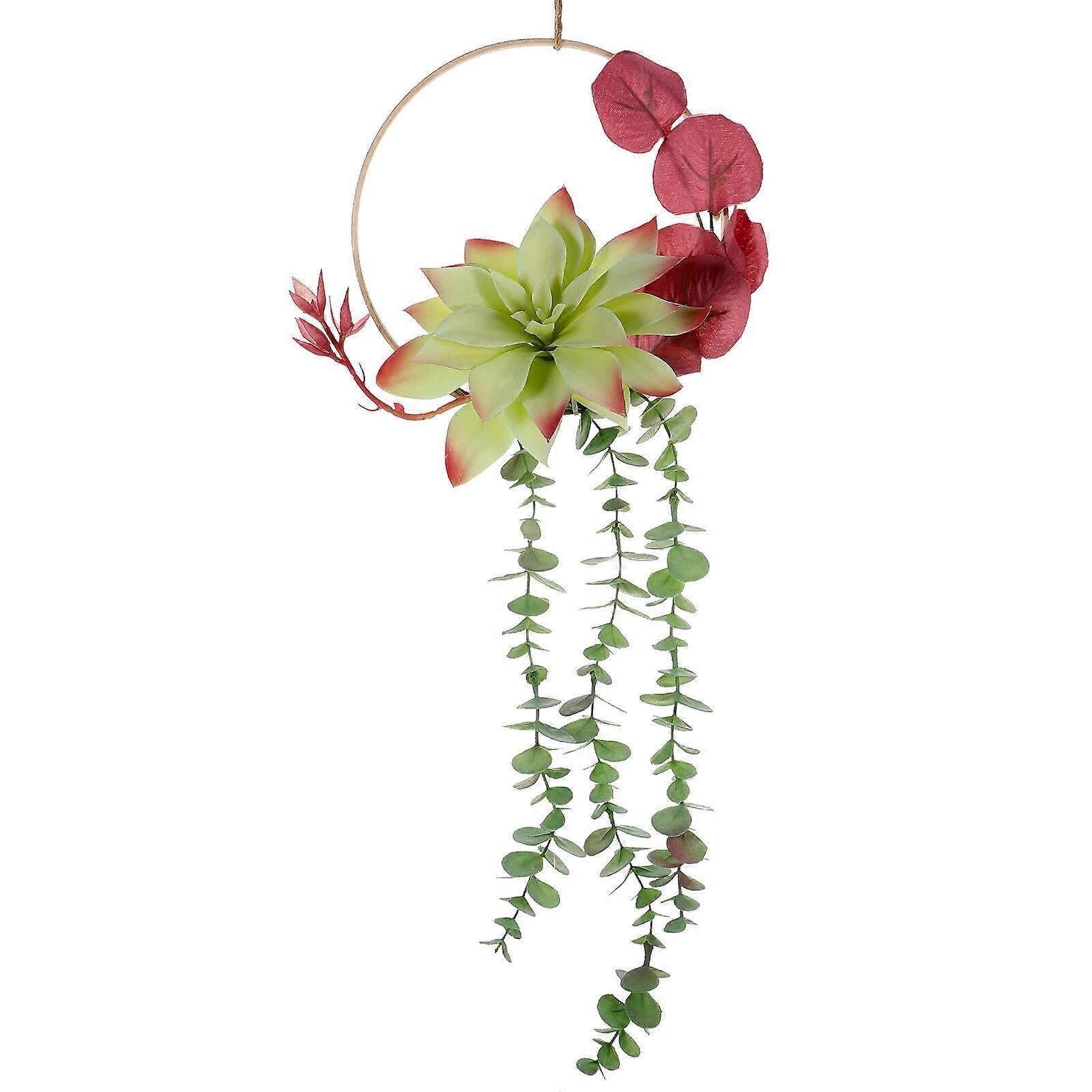 Piante grasse artificiali Ghirlanda Ghirlanda Pendente Decorativo Falso Piante Grasse Ghirlanda Appeso Decor
