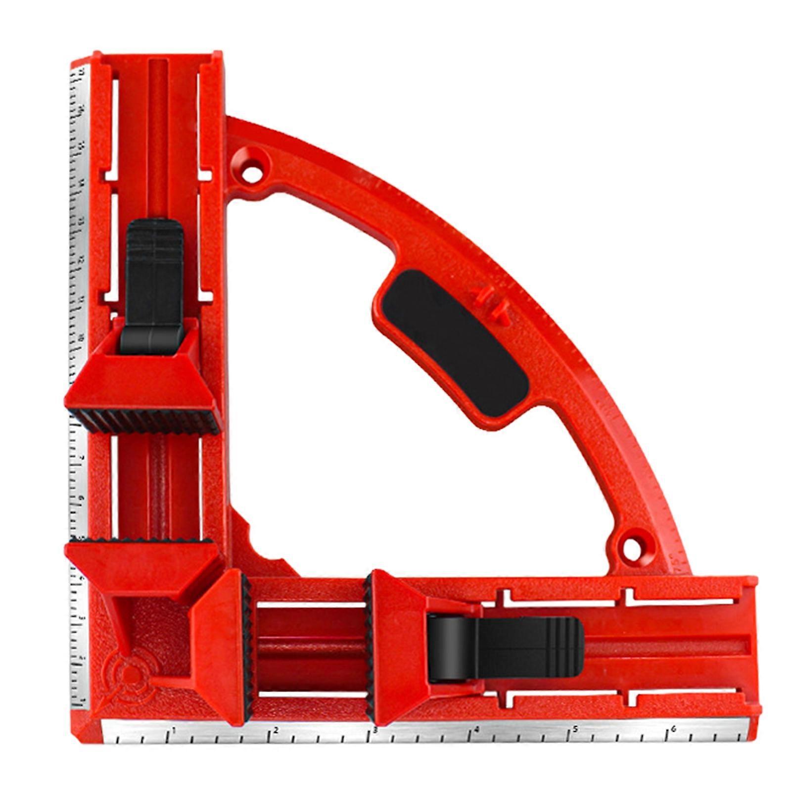 Adjustable 90 Degree Angle Clamp Firmly Clamped Multi-angle Metric/Imperial Multifunctional Right Angle Clip for Woodworking JIKAIX