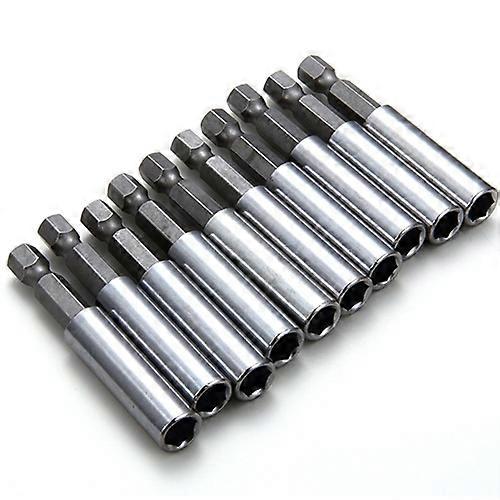 10Pcs Magnetic Extension Extend Socket Drill Bit Holder 1/4 Inch Hex Power Tool JIKAIX