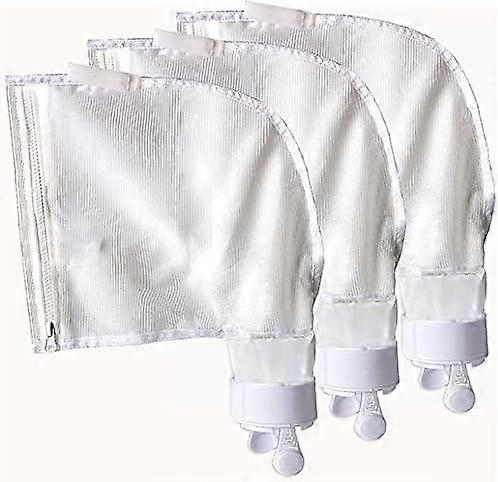 Winter promotion,3 Pack Replacement Pockets with Zipper, Compatible with Polaris 280 480 Multifunctional Nylon Mesh Bag.