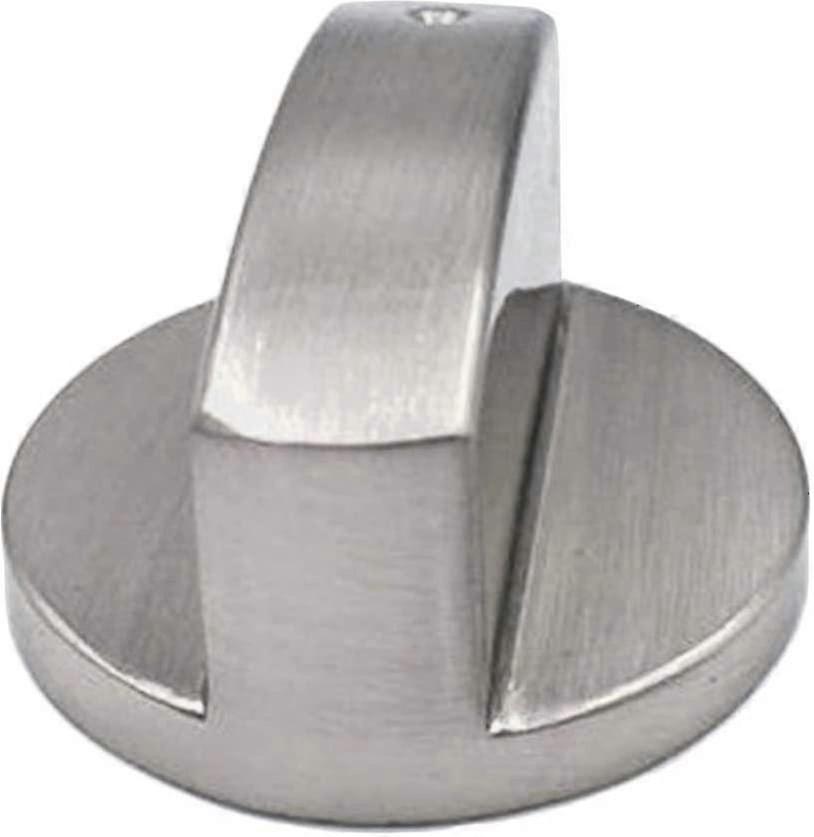Gas Stove Knobs 4 Pieces Metal 6 Mm Silver-colored Adjustment Kno