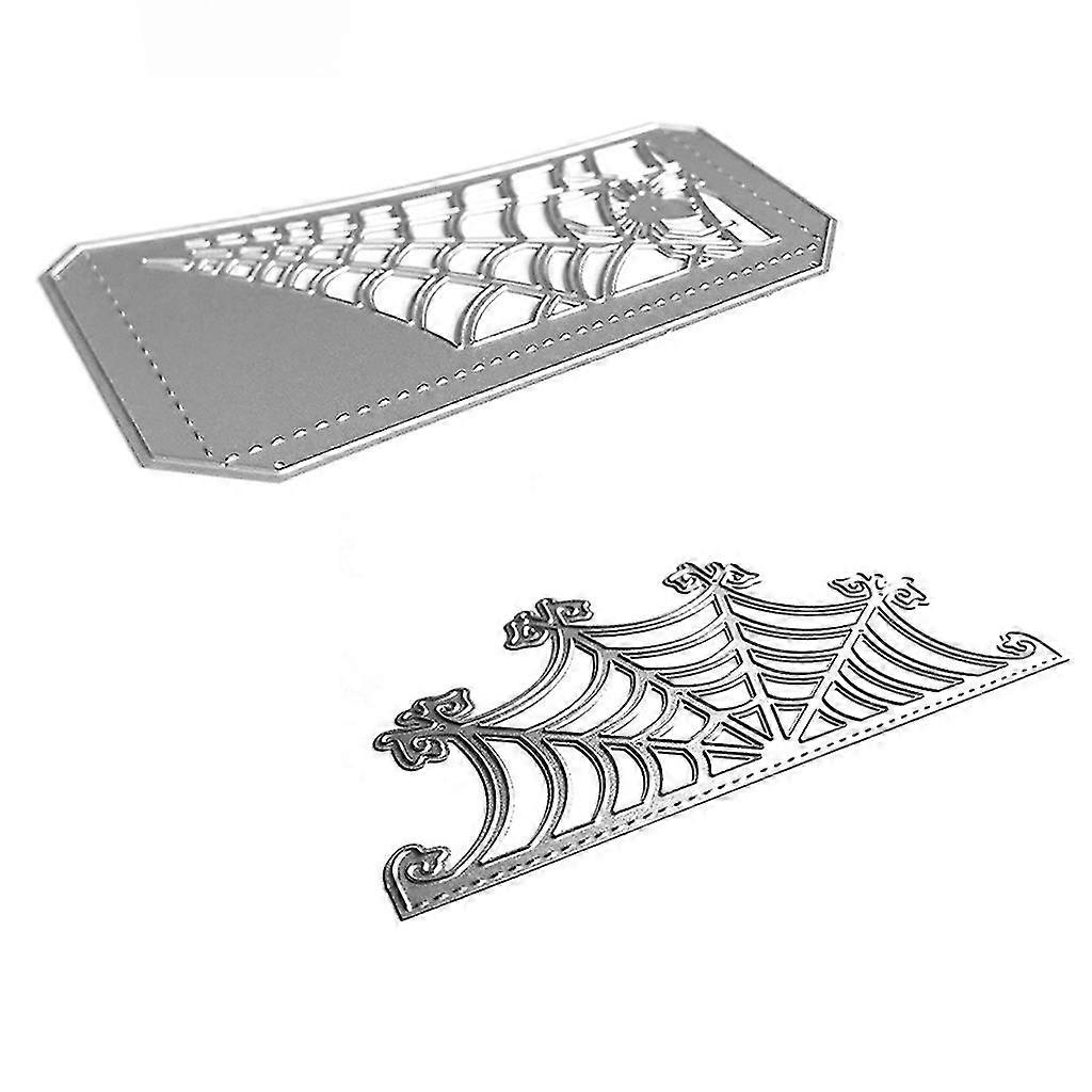 هالوين شبكة العنكبوت قطع المعادن يموت الاستنسل دي سكرابوكينغ ألبوم ورقة بطاقة قالب قالب النقش الحرفية الديكور