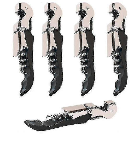 Openers ,4 Packs Professional Waiter Corkscrew Wine Openers Set,upgraded With Heavy Duty Stainless Steel Hinges Wine Key For Restaurant Waiters
