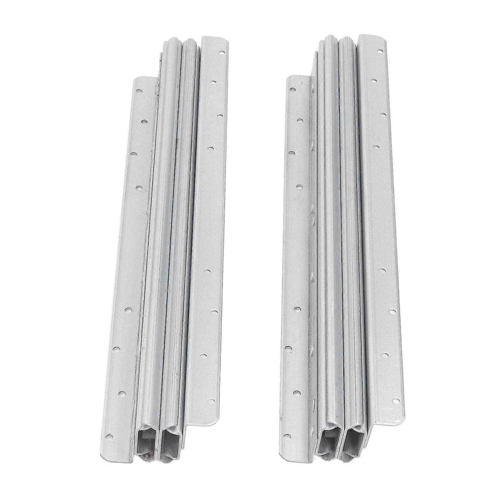 1Pair Silver Undermount Drawer Slide 120KG 265LB Load Pull Out Bottom Mount Slide Rail Track 1000‑1900mm