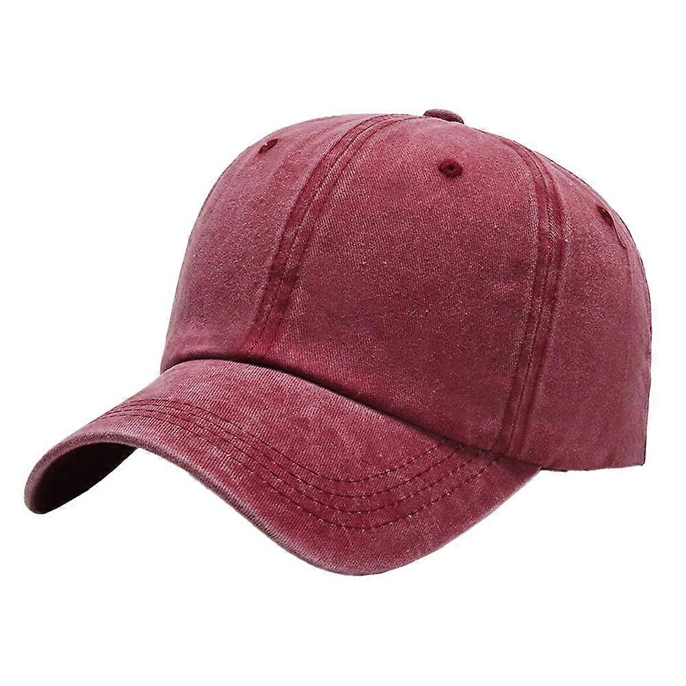 54-60cm adjustable cap circumference women's summer soft top baseball cap retro curved brimmed cap solid color sun hat