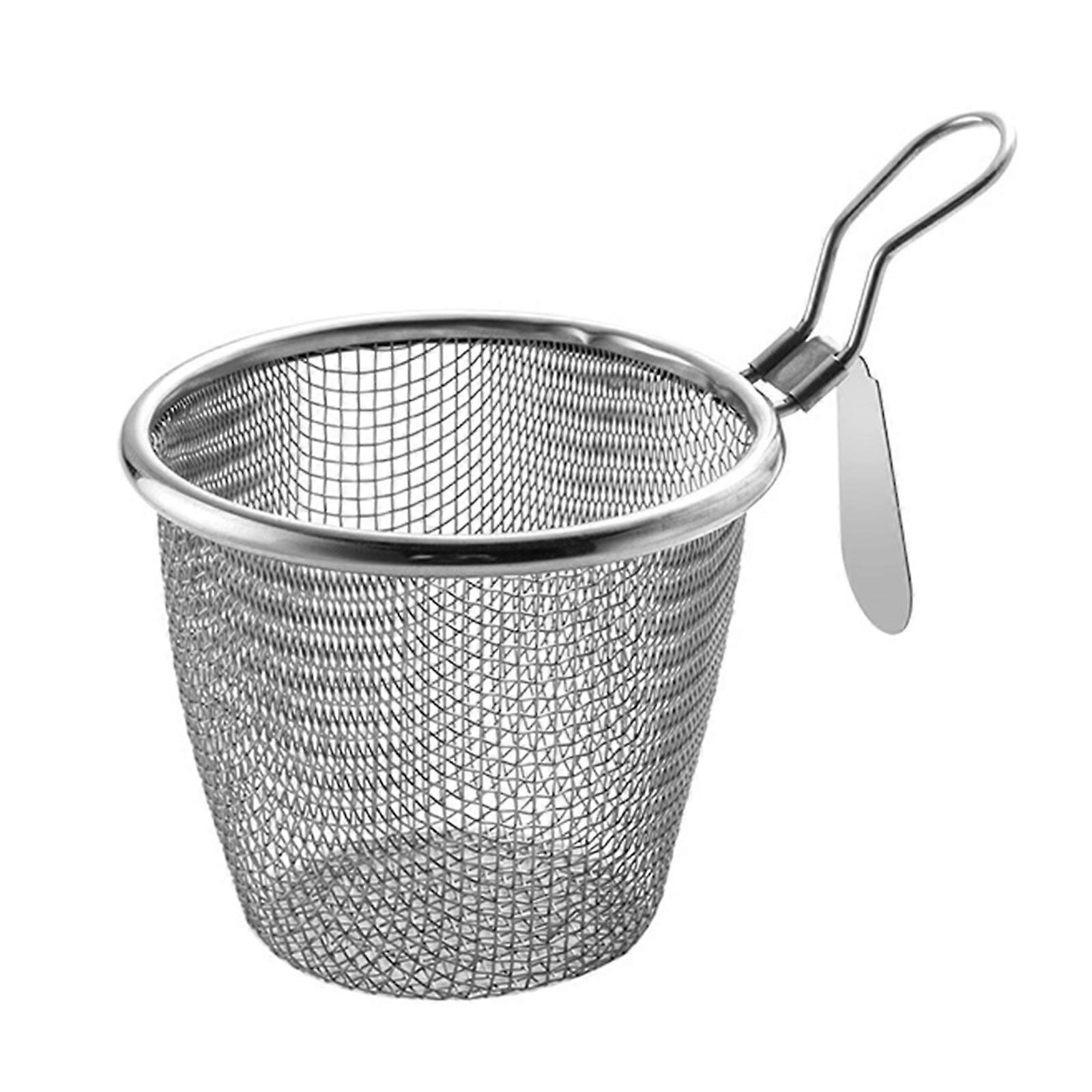 Passoire à aliments en acier inoxydable à mailles fines, passoire à friture chaude, panier filtrant, tamis