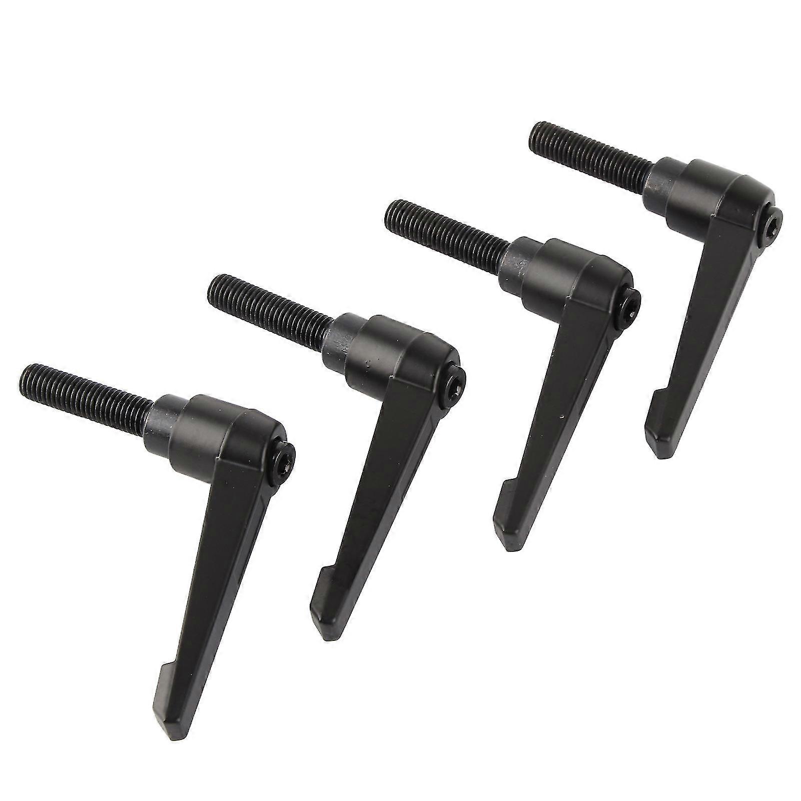 4PCS Metal Machine Knobs Adjustable Fixing Handle M10 Male Thread (40mm)