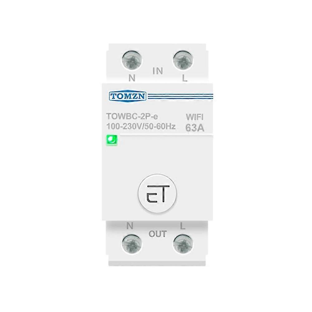 Din Rail Wifi Circuit Breaker Smart Switch Remote Voice Control By Ewelink App For 100-230v Single