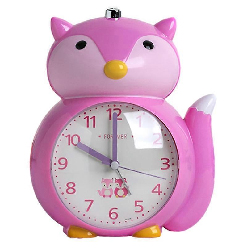 Silicone alarm clock for children and students bedroom bedside clock simple and cute creative silent clock with night light