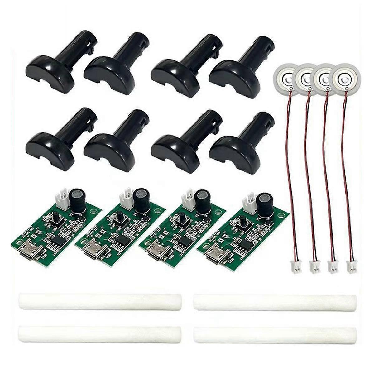 4pcs DC 5V Switchable Humidifier Module Atomization Control Board DIY Ultrasonic Atomizer Micro-Int